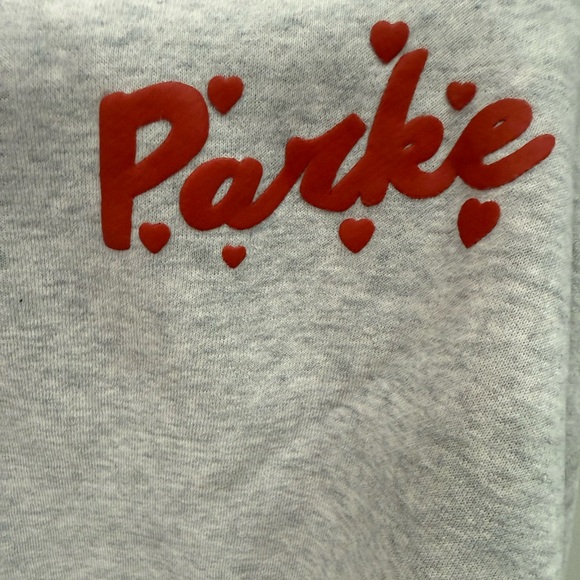 Parke Valentines Gray Women's Hoodie - Picture 3 of 5